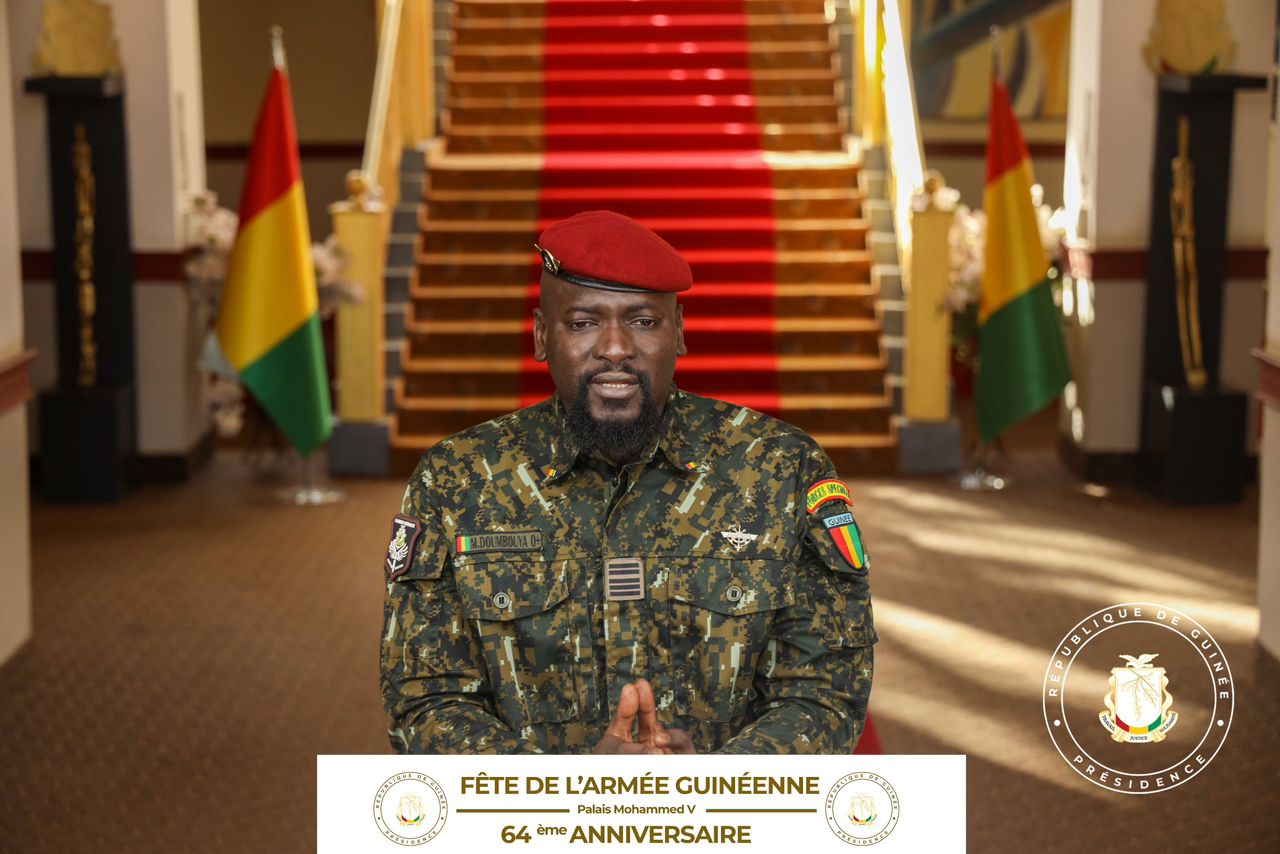 64ème anniversaire de l’Armée Guinéenne: Discours de Mamadi Doumbouya 
