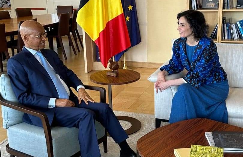 Bruxelles : Elhadj Mamadou Cellou Dalein Diallo chez Hadja Lahbib, Ministre des affaires étrangères du Royaume de Belgique