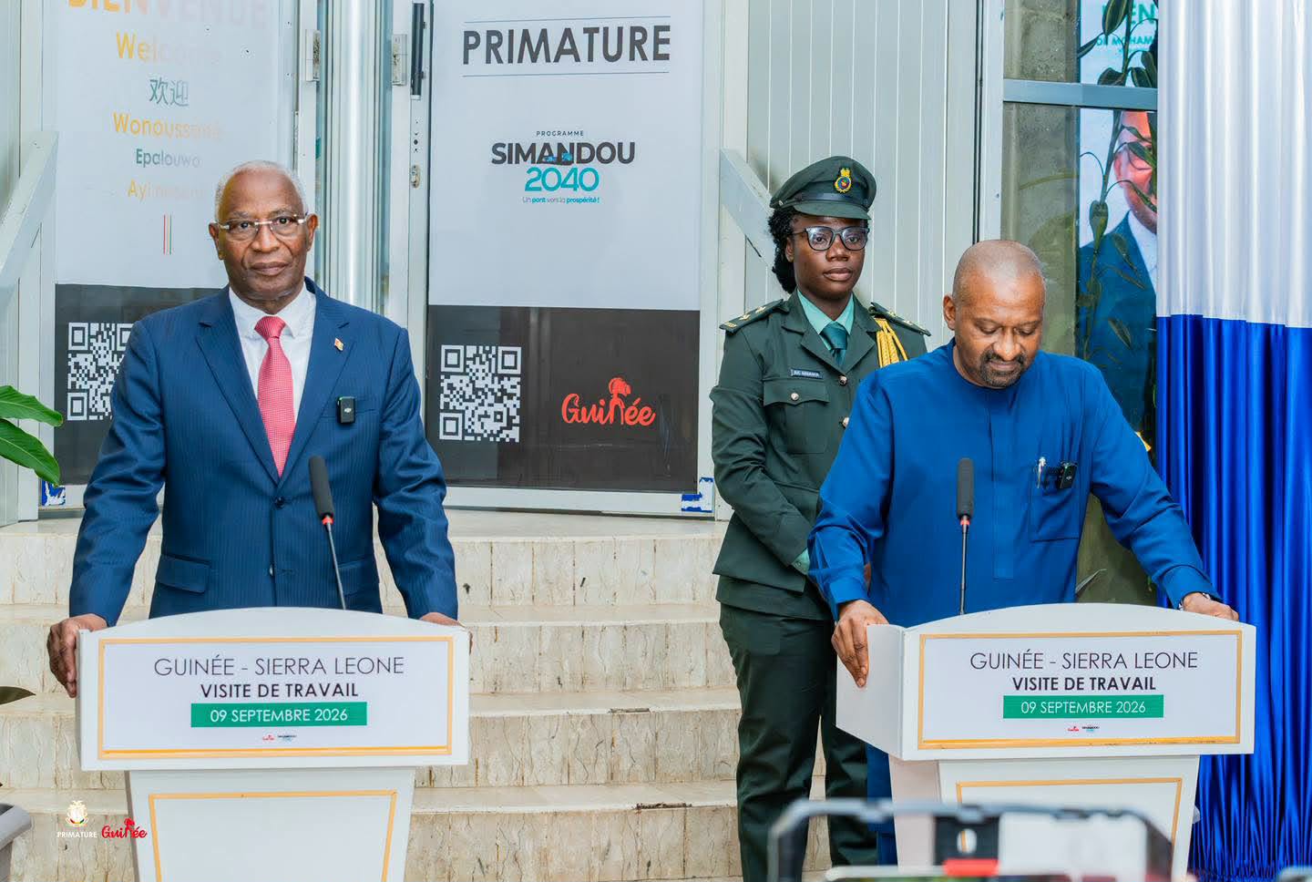 Conakry–Freetown : le vice-président sierra-léonais à Conakry