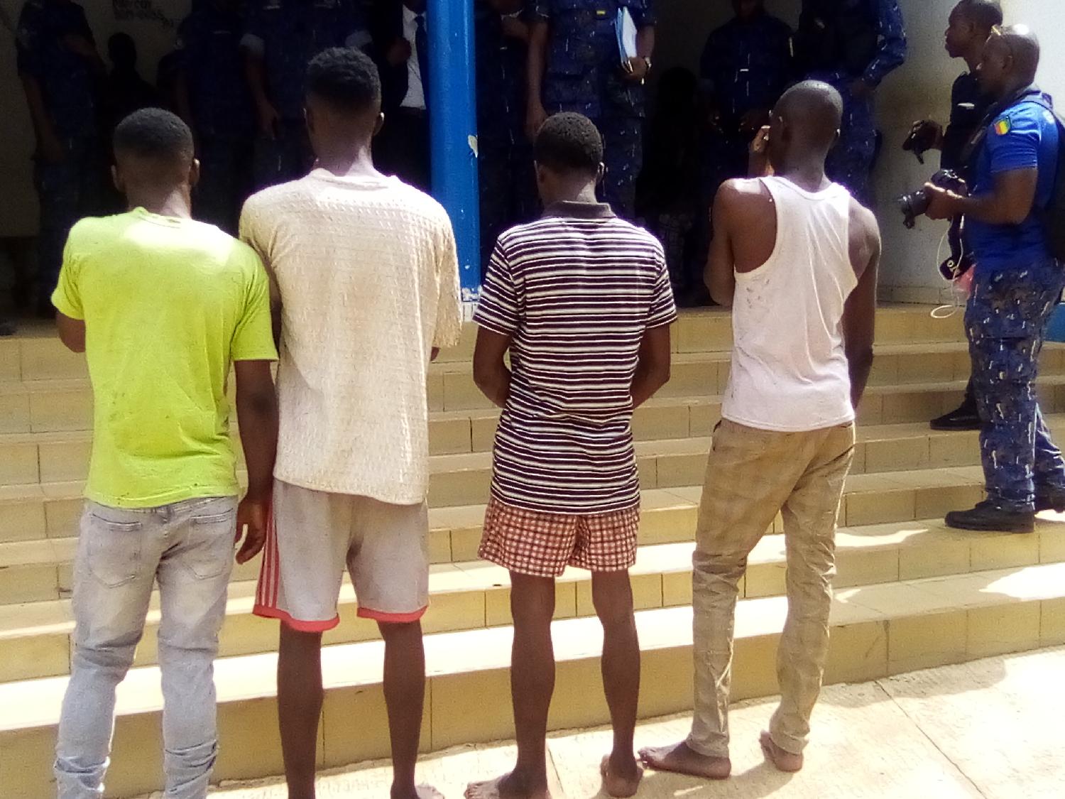 Coyah: Un réseau de présumés bandits démantelé par la gendarmerie