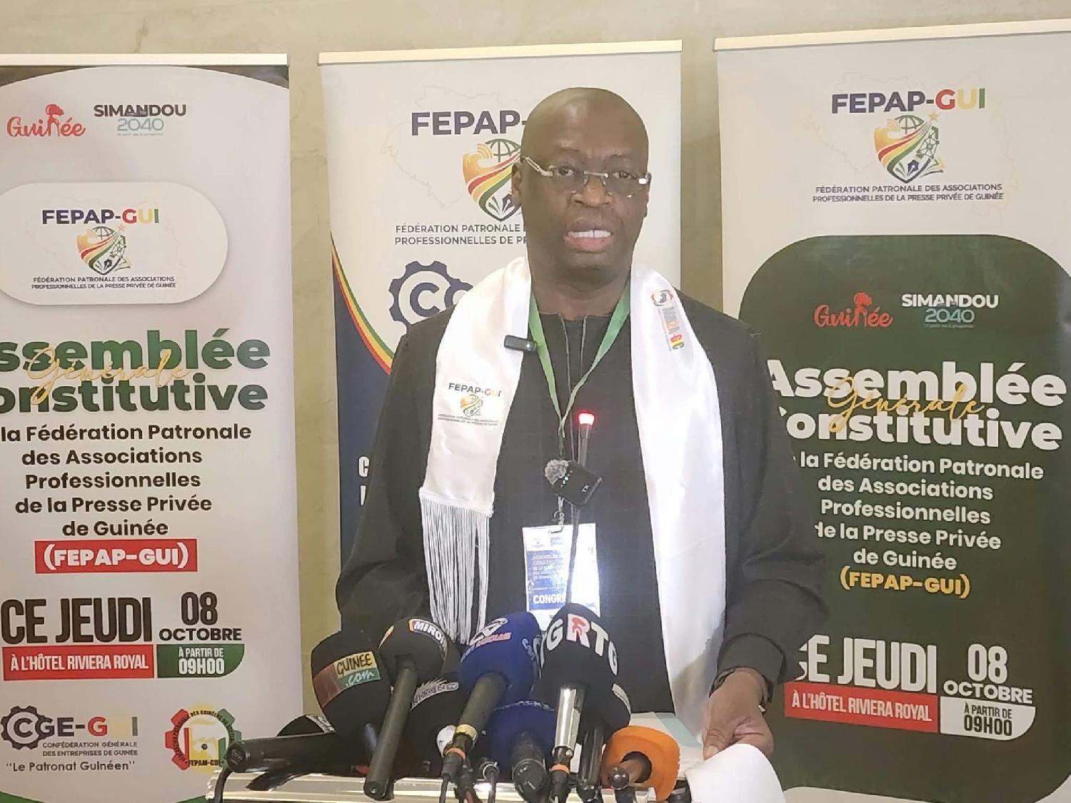 FEPAP-GUI : Amadou Tham Camara prend la tête du patronat de la presse guinéenne