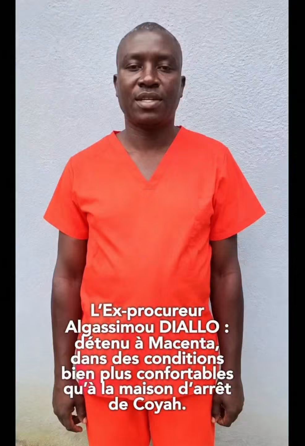 Guinée : Algassimou Diallo transféré à la Maison Centrale de Macenta 