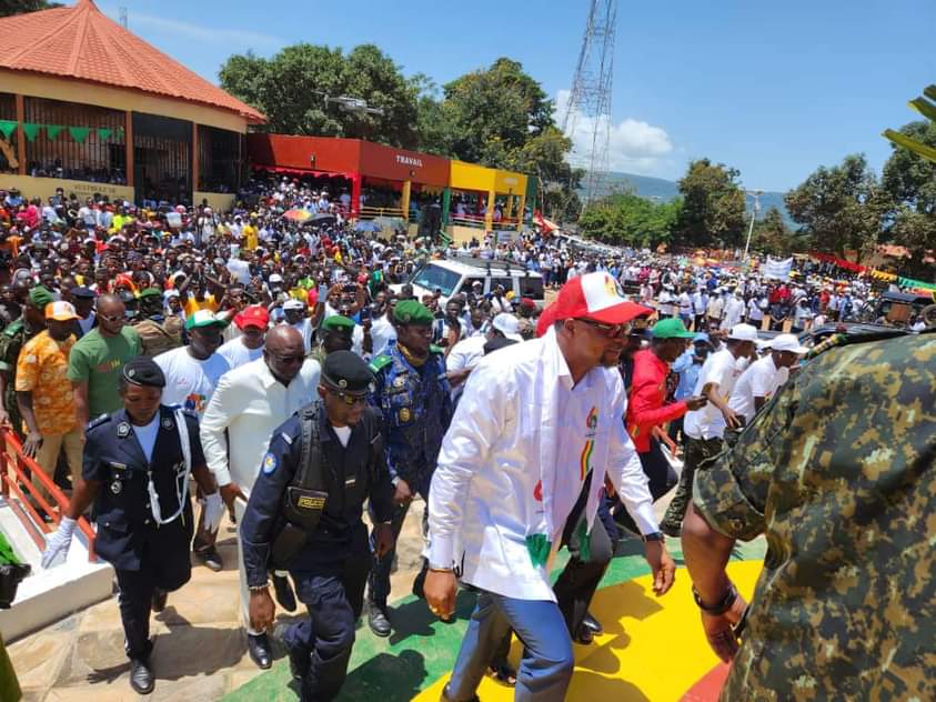 Kéréouané: An 66 de l'indépendance de la Guinée célébré en grande pompe 
