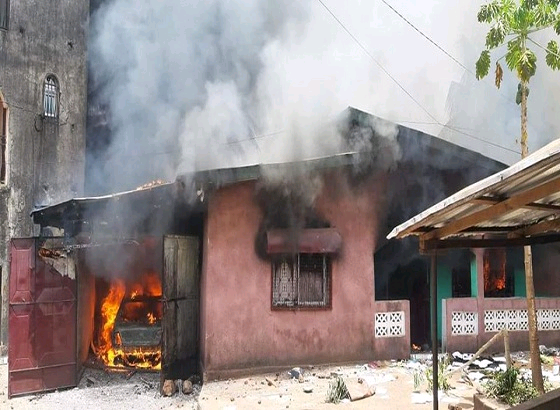 Kakoulimayah (Coyah): une concession du président de la Coordination Forestière ravagée par un incendie