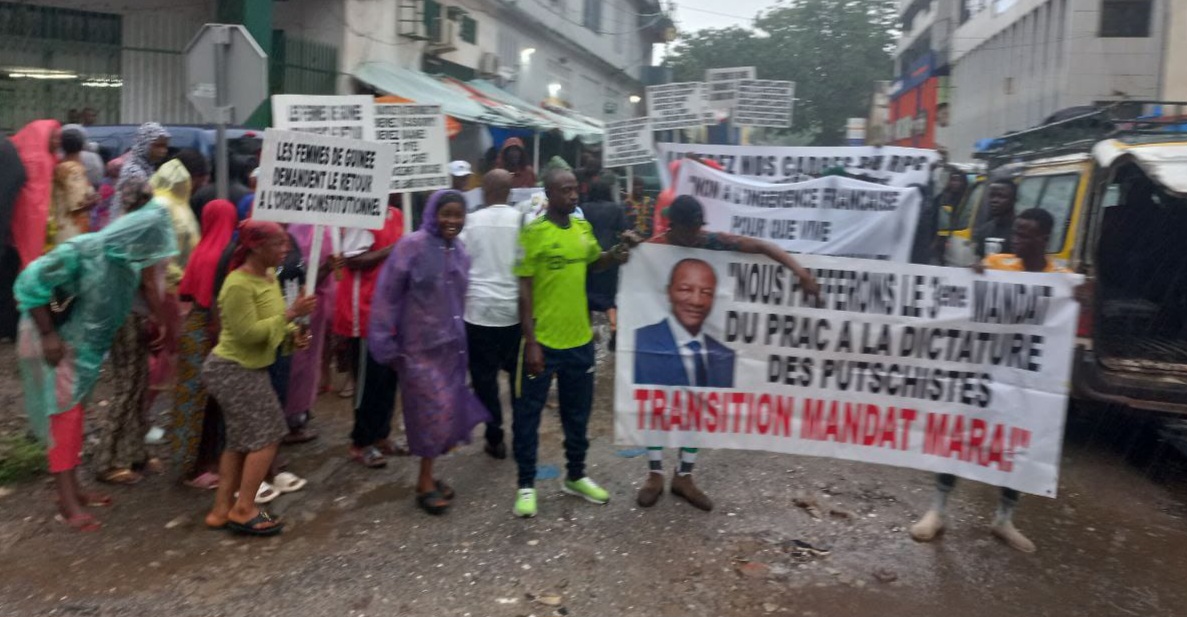 Manifestation politique: le RPG Arc-en-ciel défie le CNRD à Conakry
