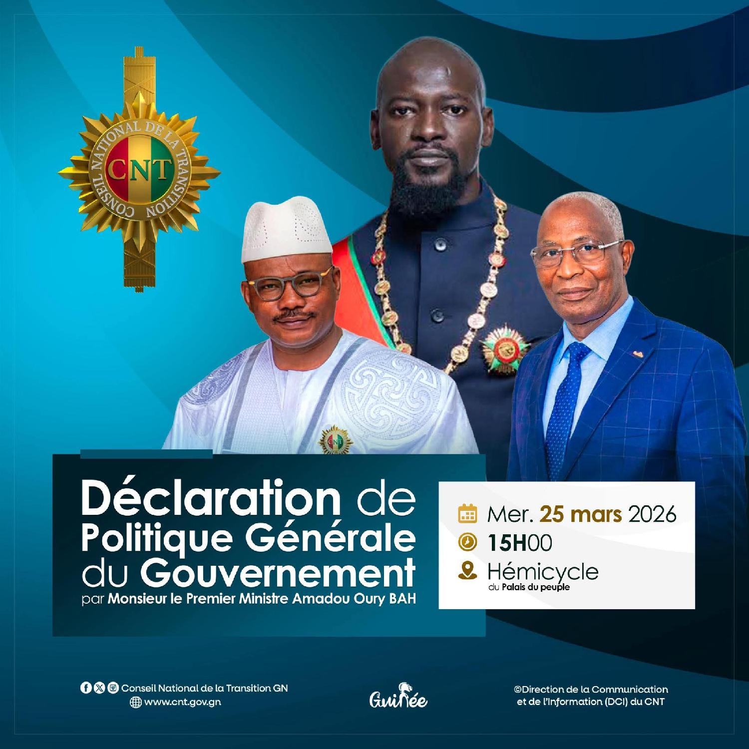  Palais du Peuple : M Amadou Oury Bah attendu ce mercredi pour  la Déclaration de Politique Générale de son gouvernement 