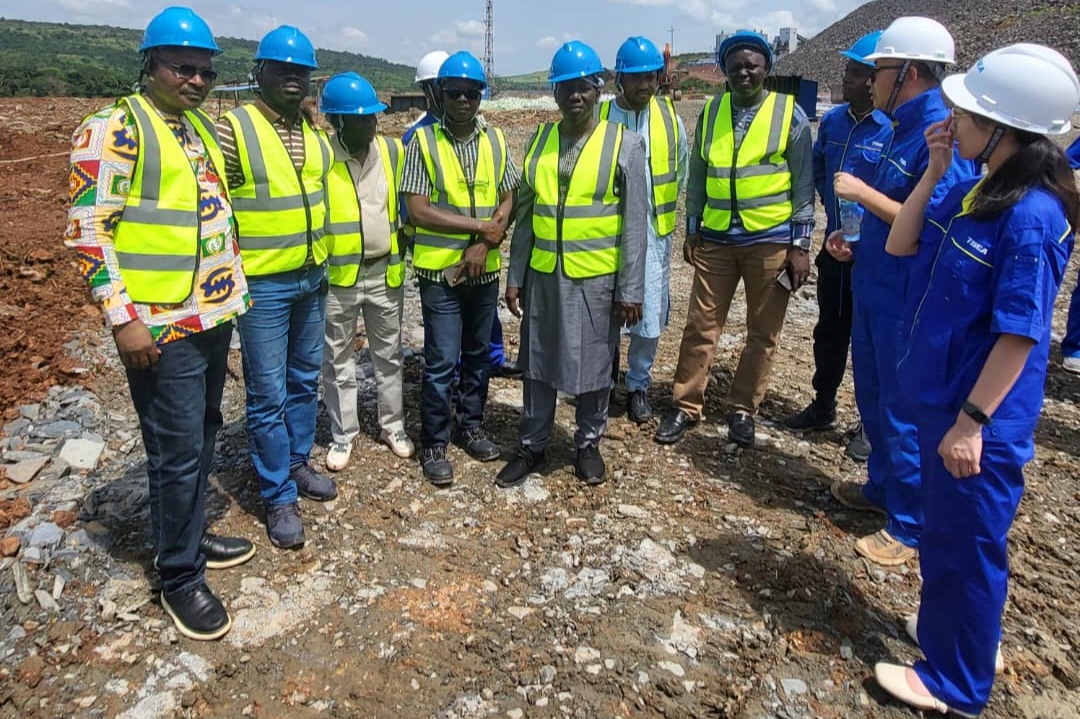 Visite du site du projet hydroélectrique d'Amaria : vers une relance dynamique pour l'avenir énergétique de la Guinée