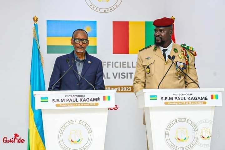 Visite officielle : Le Président Paul Kagamé à Conakry 