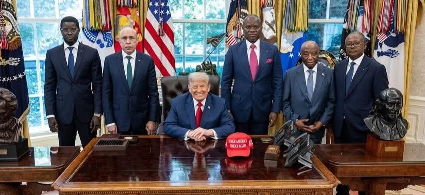 Washington : Donald Trump a réuni mercredi à la Maison Blanche cinq présidents d’Etats d’Afrique riches en minerais. 
